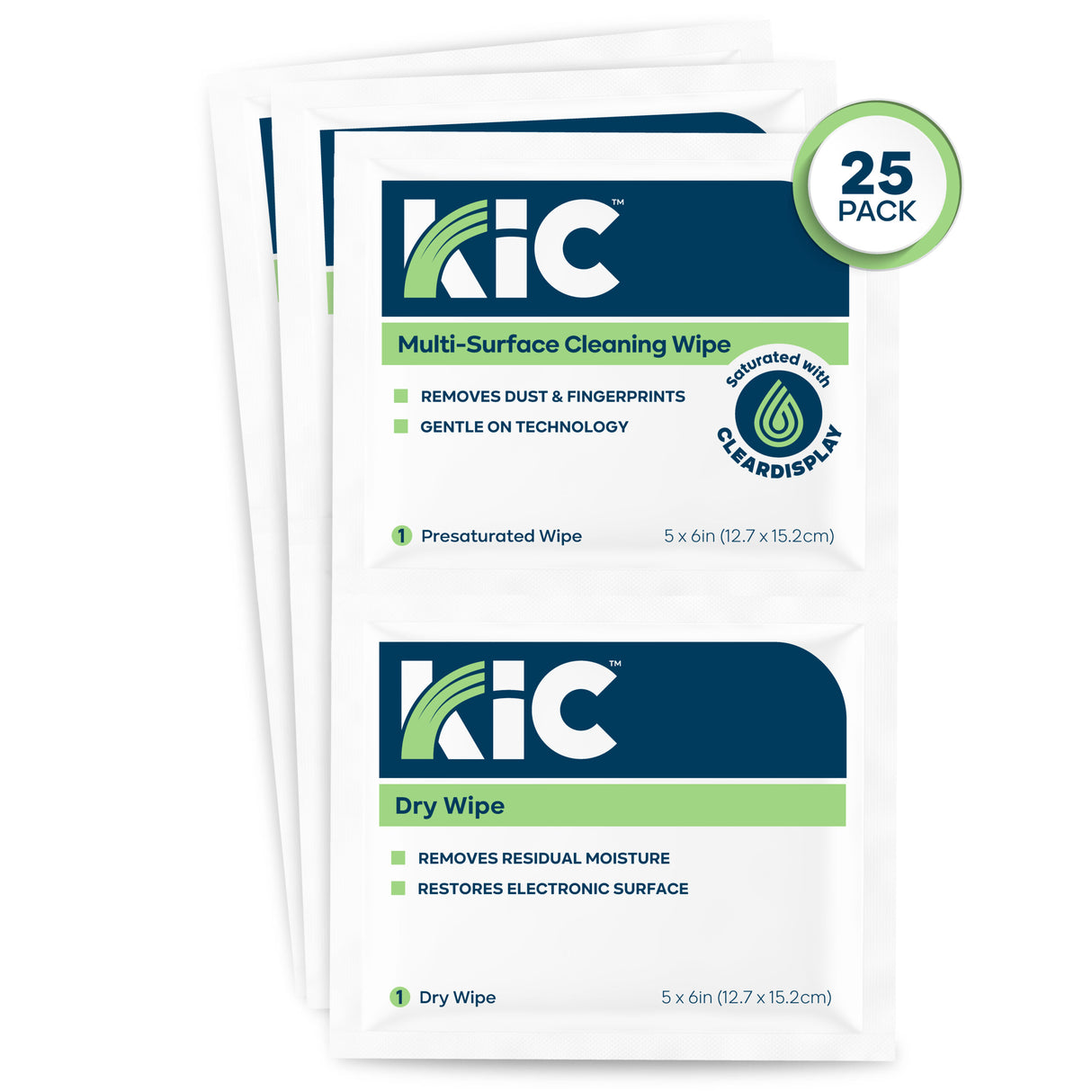 EZ™  Screen-Keypad Cleaning Wipes – Wet-Dry