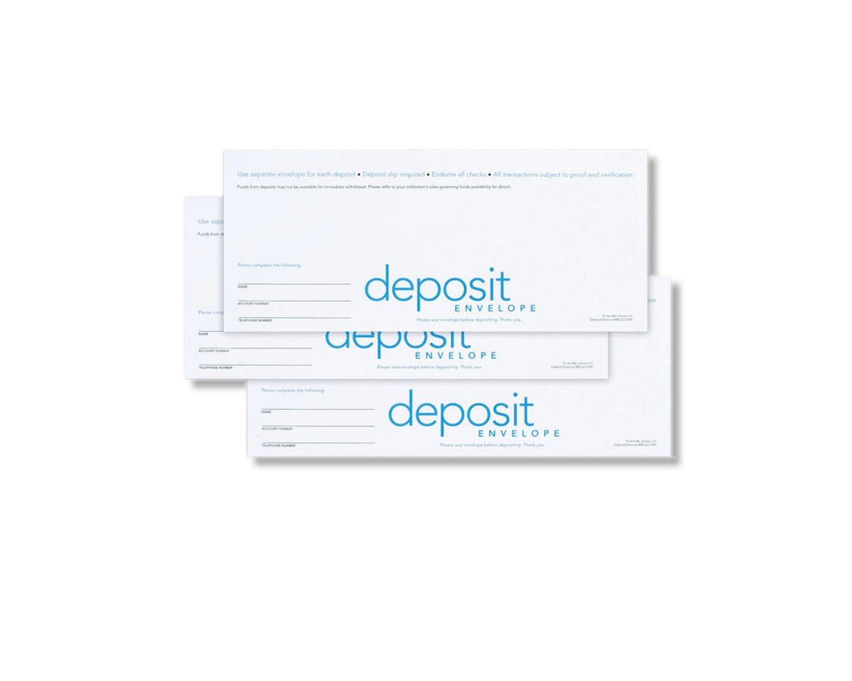 DIEBOLD® Opteva/ix/i ATM Deposit Envelopes - Standard