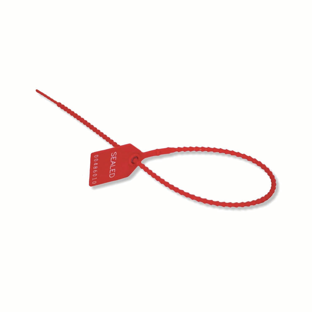 18" Heavy Duty Pull Tight Security Seals - Red