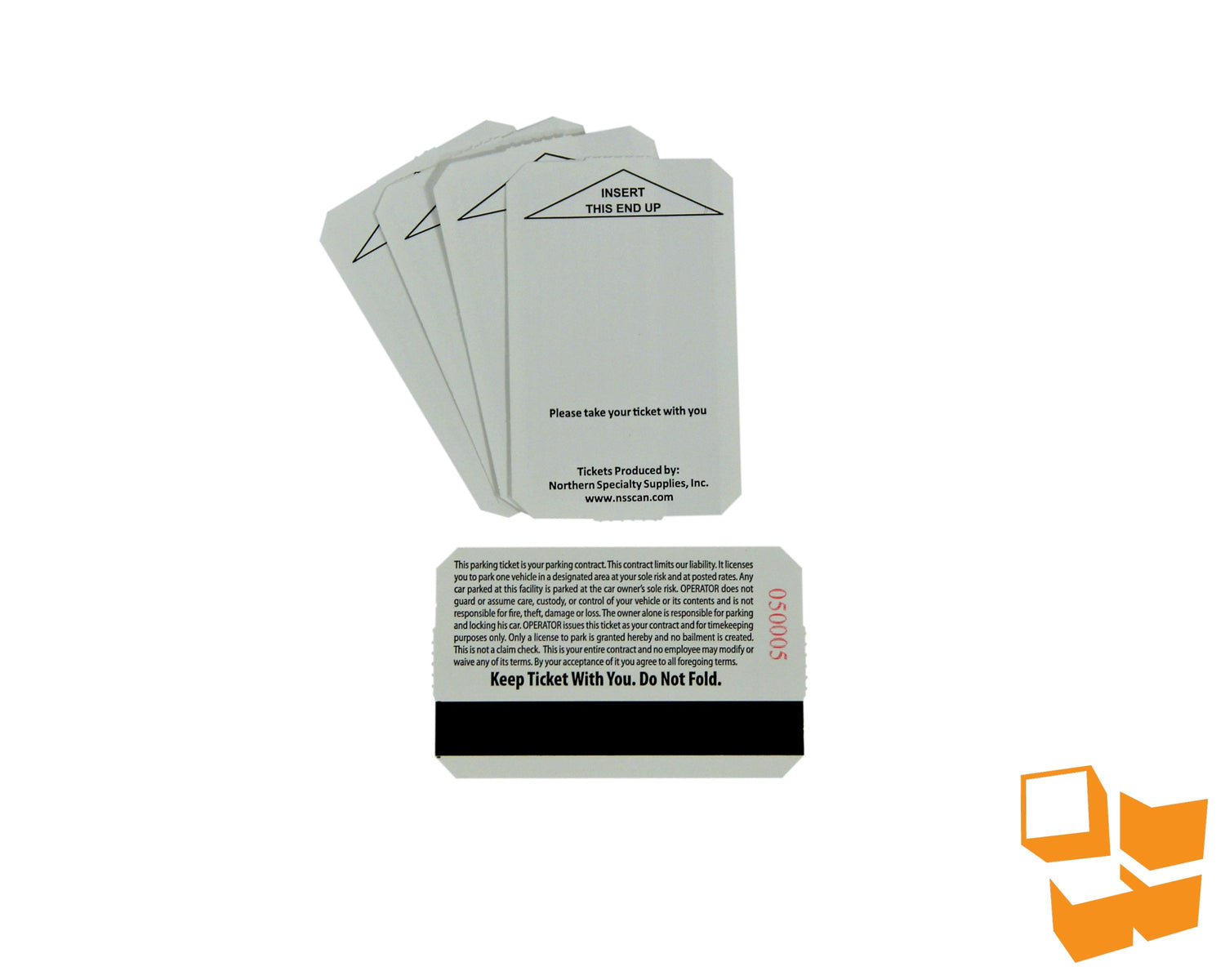 HUB-Zeag Compatible Magnetic Stripe Tickets