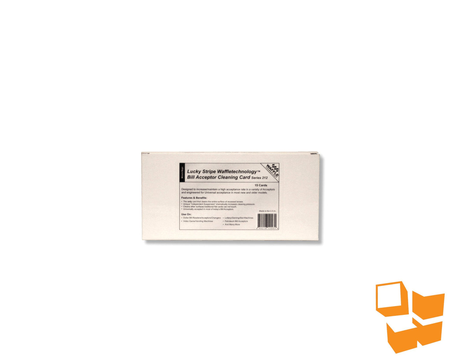 Waffletechnology® Cleaning Cards for Bill Validators/Acceptors
