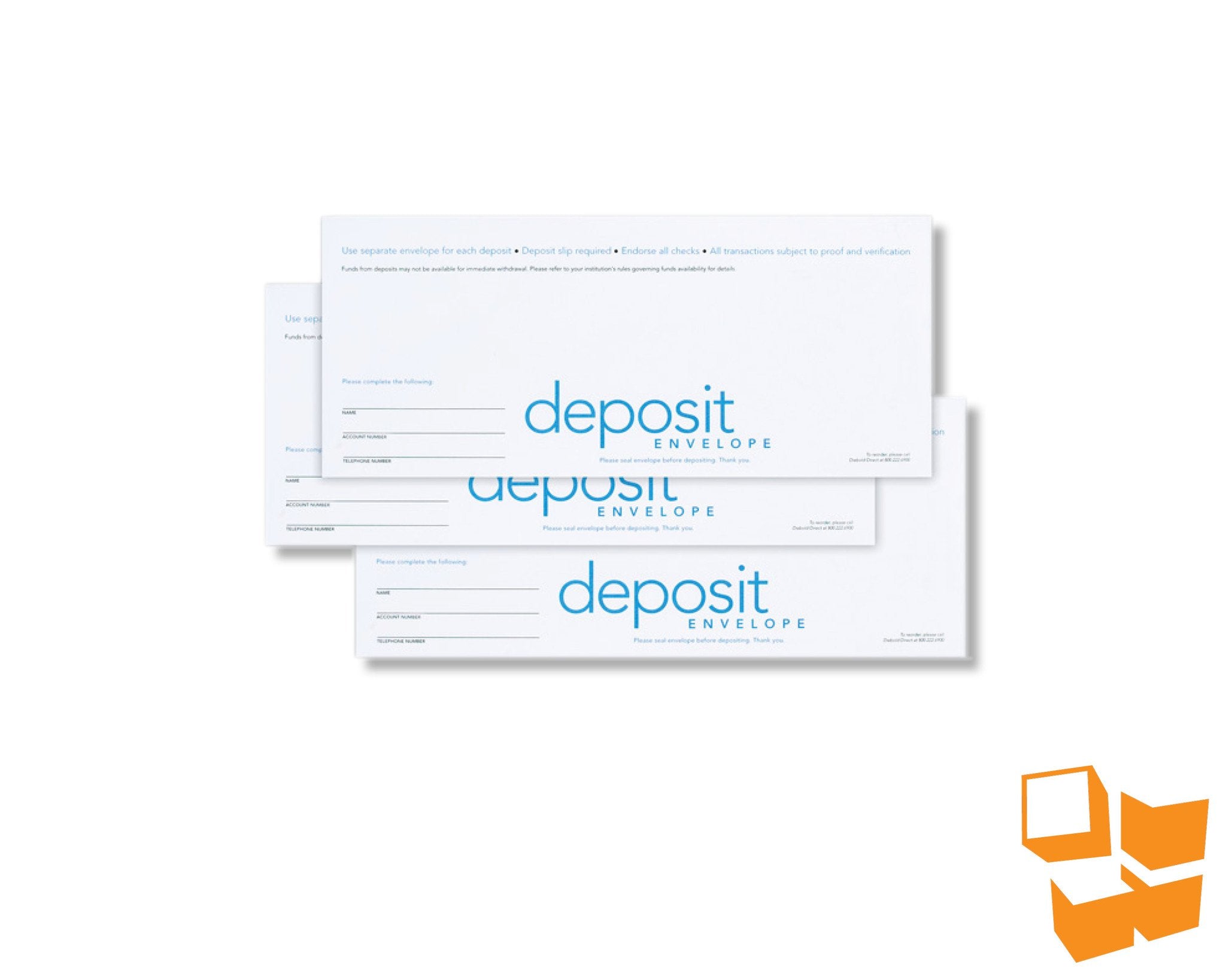 DIEBOLD® Opteva/ix/i ATM Deposit Envelopes Standard Northern
