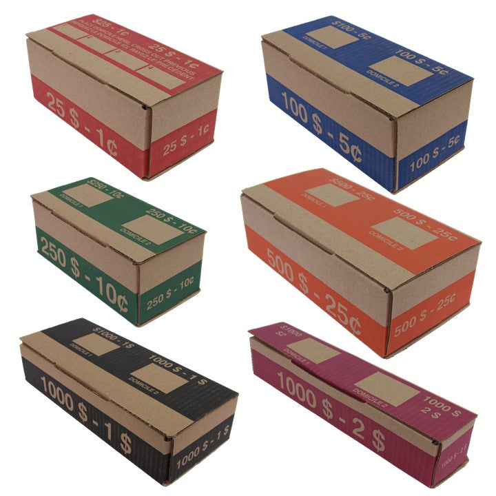 Die-Cut Coin Boxes for Canadian Coin Rolls – Northern Specialty ...