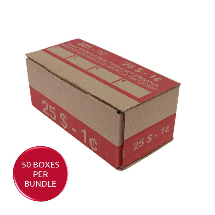 Die-Cut Coin Boxes for Canadian Coin Rolls - Northern Specialty ...