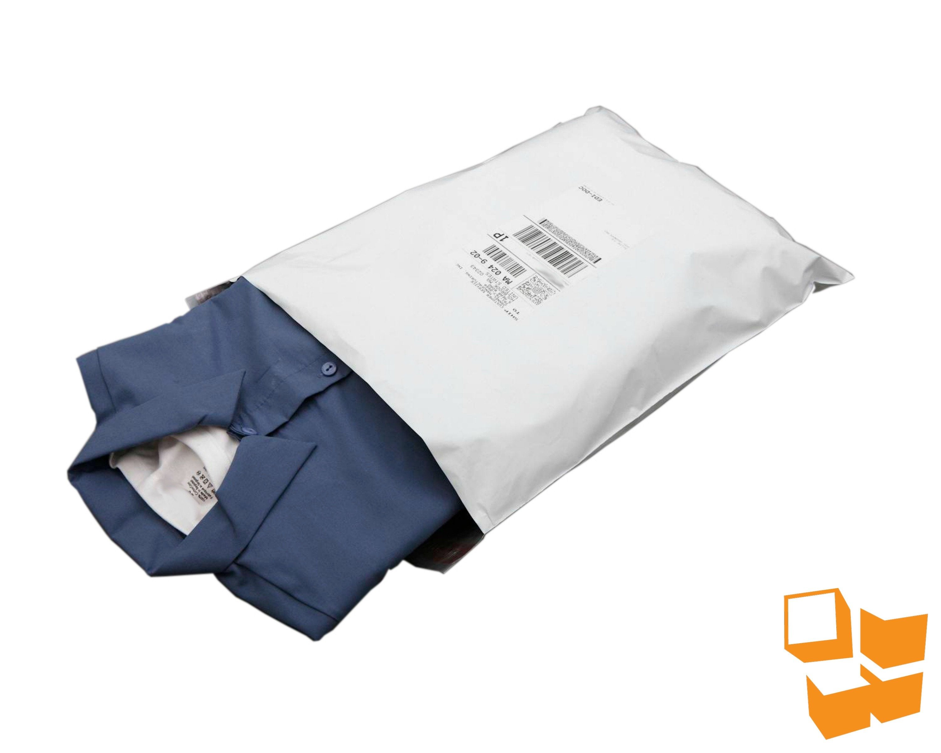 1000 Pack 6x9 White Poly Mailers - Self-Sealing Shipping Envelopes Bags