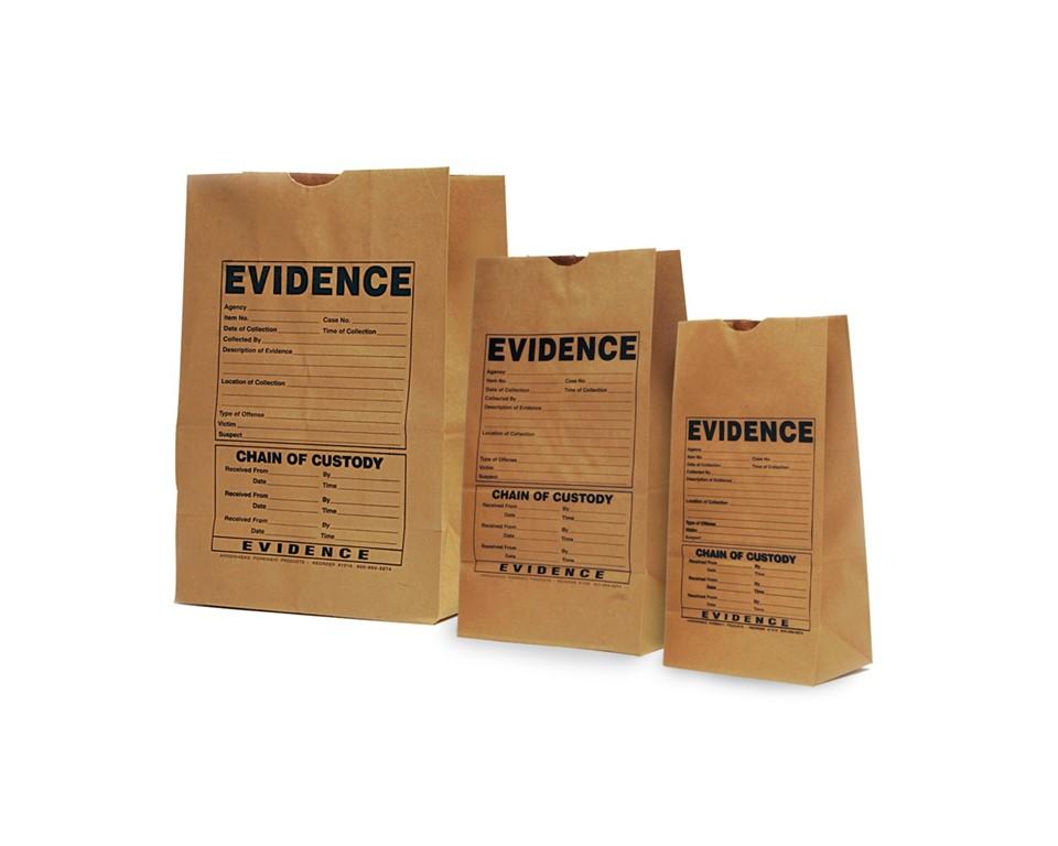 8.25x16.125x5.25 EVIDENCE keeperbag™ Paper Evidence Collection Bags